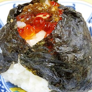 北海道特産☆　「昆布醤油麹漬けおにぎり」